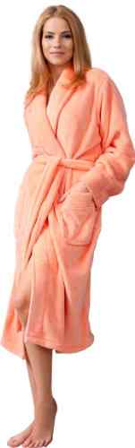 envie® Damen Bademantel mit Schalkragen