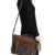 Estarer Unisex Vintage Umhängetasche Leder Canvas Laptop Schultertasche -