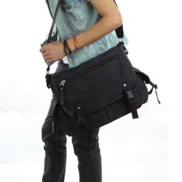 Etasche Canvas Schultertasche Herren Schultasche Schultertasche Canvas Umhängetasche -