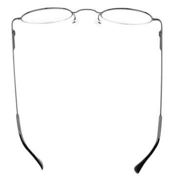 Eyekepper Federscharniere runde Lesebrillen Schwarz +1.0 -