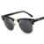 Forepin® Sonnenbrille mit Runden Gläsern mit Federscharnier Vintage Damen Herren -