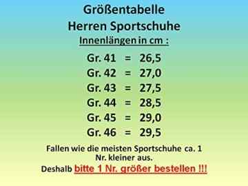 GIBRA® Herren Sportschuhe, sehr leicht und bequem, schwarz/silber, Gr. 41-46 -