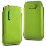 Grün Edel Erstklassige Qualität PU Leder PULL Flip Klapp Deckel TAB Tasche Schutzhülle Case Hülle Etui COVER Beutel & Hochempfindlich Mini Stylus Pen Eingabestift Für SONY ERICSSON LIVE WITH WALKMAN BY N4U Zubehör und Accessoires -