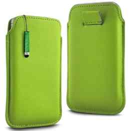Grün Edel Erstklassige Qualität PU Leder PULL Flip Klapp Deckel TAB Tasche Schutzhülle Case Hülle Etui COVER Beutel & Hochempfindlich Mini Stylus Pen Eingabestift Für SONY ERICSSON LIVE WITH WALKMAN BY N4U Zubehör und Accessoires -