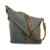 GSPStyle Unisex Canvas Umhängetasche Retro Rindleder Dekor Stil -