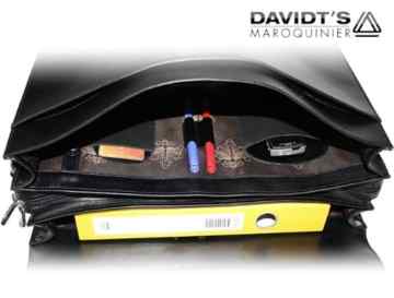 Herren Akten Tasche Umhängetasche Aktentasche Dokumententasche Leder Business Tasche -