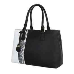 iTal-dEsiGn Damentasche Große Shopper Tragetasche Schultertasche Kunstleder TA-4335-109