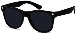 Immerschön Nerd-Sonnenbrille – verschiedene Farben – Wayfarer-Design Retro Bluesbrothers -