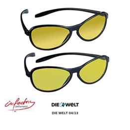 infactory HD Kontrast-Brillen-Set „Night Vision“ & „Day Vision“