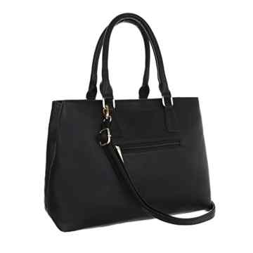 iTal-dEsiGn Damentasche Große Shopper Tragetasche Schultertasche Kunstleder TA-4335-109 -