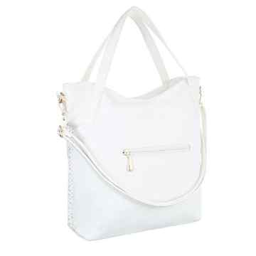 iTal-dEsiGn Damentasche Mittelgroße Schultertasche Used Optik Shopper Tragetasche Kunstleder TA-XD8517 -