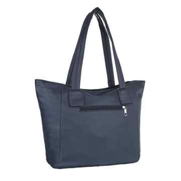 iTal-dEsiGn Damentasche Mittelgroße Shopper Tragetasche Schultertasche Kunstleder TA-F3571 -