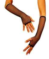 jowiha® Damen Netz Handstulpen Handschuhe 1/2 Arm