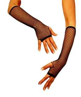 jowiha® Damen Netz Handstulpen Handschuhe 1/2 Arm