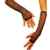 jowiha® Damen Netz Handstulpen Handschuhe 1/2 Arm