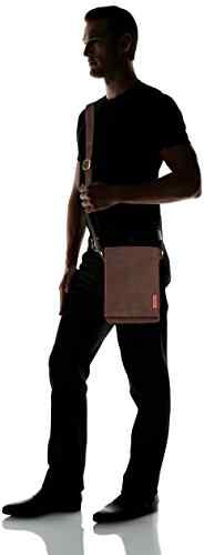 Kleiner Unisex Messenger-Bag / Herrentasche aus geöltem Buffalo Leder . The ‚Everyday‘ Bag. -
