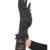 Krautwear® Damen Lange Schwarze Satin Handschuhe Abendhandschuhe mit Spitze Und Schleife -