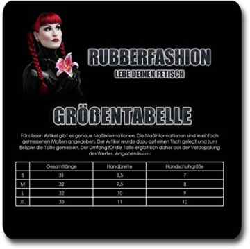 Kurze Latex – Handschuhe in verschiedenen Größen und Farben -