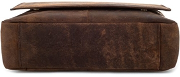 LEABAGS Oxford Umhängetasche aus echtem Büffel-Leder im Vintage Look -