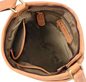 LEABAGS Seattle Citybag aus echtem Büffel-Leder im Vintage Look -