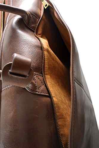 Leder braun Troller Reisetasche Manner Damen mit Griff Leder weekend tasche reisetasche sporttasche mit rollen leder pilot tasche -
