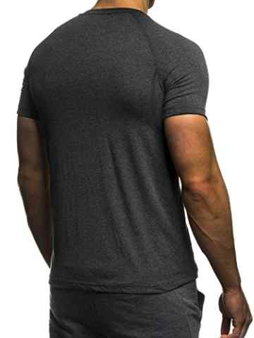 LEIF NELSON GYM Herren Fitness T-Shirt Trainingsshirt Training LN06279 -