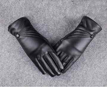 Longra Luxuriöse Frauen Mädchen Leder Winter super warm Handschuhe Kaschmir Bildschirm berühren -