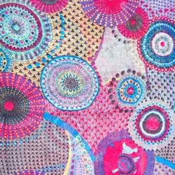 Loop – Schal / Schlauchschal mit Kreismuster in verschiedenen Farben, Hochwertig von ZAROLO -