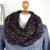 Loop von Ella Jonte Damenschal schwarz rot mit Kirschen Rockabilly -
