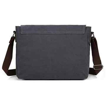 MeCool Herren Canvas Vintage Umhängetasche Retro Messenger Schultaschen Tasche für Reisetasche Sport Reisetaschen Militär Lässige Reisetasche Strandtasche Schultertasche -