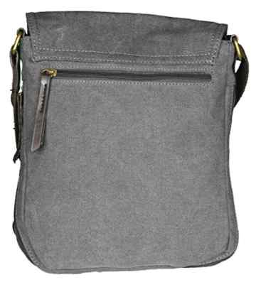 Mevina Damen Umhängetasche Stern aus Canvas Leder Optik Schultertasche Henkeltasche viele Farben – 26x30x9 cm (B x H x T) -