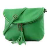 modamoda de – ital. Ledertasche Clutch Umhängetasche Unterarmtasche Klein Nappaleder T07