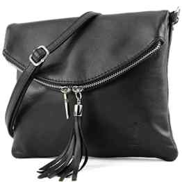 modamoda de – ital. Ledertasche Clutch Umhängetasche Unterarmtasche Klein Nappaleder T139