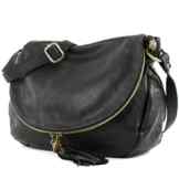 modamoda de – ital. Ledertasche Damentasche Schultertasche Umhängetasche Nappaleder T40