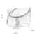 modamoda de – ital. Ledertasche Clutch Umhängetasche Unterarmtasche Klein Nappaleder T07 -