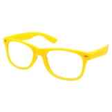 Mode Spaß Unisex Klare Linse Nerd Geek Gläser Brille -