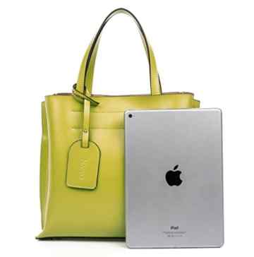 NAWO Damen Ledertasche Handtasche Schultertasche Shopper Umhängetasche Tote Bag Modern -