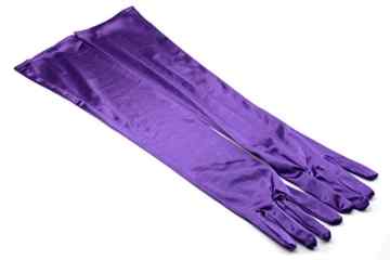 Neverland Handschuhe Damen Brauthandschuhe lang Hochzeit Party Sexy Abendkleid Hochzeit Lila -