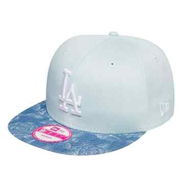 New Era Damen Caps / Snapback Cap Denim Bloom LA Dodgers blau Verstellbar -