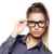 Oramics® Schwarze Retro Wayfarer Sonnenbrille Nerd Brille klar & schwarz -