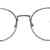 Outray Retro B136 runde Metall klare Linse Brille -
