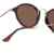 Outray Vintage-B133 Retro runde bunte Sonnenbrillen -