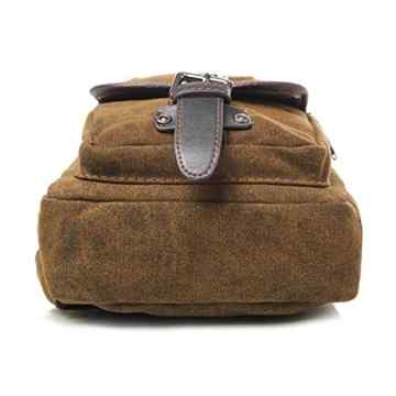 Outreo Herren Brusttasche Vintage Umhängetasche Sport Tasche Schultertasche Retro Sporttasche Herrentaschen Canvas Taschen für Reisetasche -