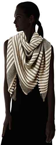 PIECES Damen Schal Pcpipeline Square Scarf, Grau (Moonbeam), One size -