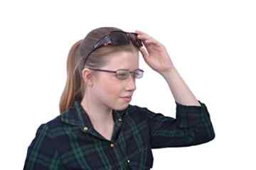 Polarisierte UV Sonnenüberbrille für Damen – Moderne Schildpatt -
