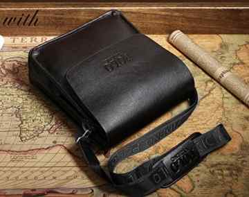 Polo Factory , Herren Schultertasche Schwarz schwarz -