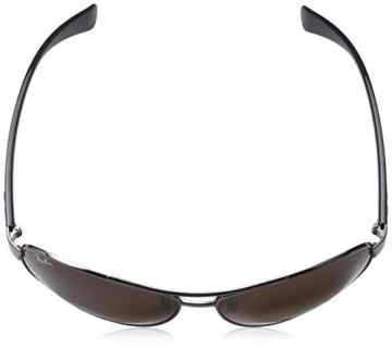 Ray Ban Unisex Sonnenbrille ORB3386 Gr. X-Large (Herstellergröße: 67), Gold (Gestell: gold-matt, Gläser: braun verlauf 112/13) -