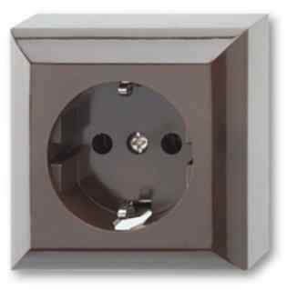 REV Ritter 051005677 PlanoLuxe braun Steckdose AP -