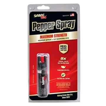 Sabre Red Tierabwehrspray mit Gürtelclip, schwarz, 201PP22OC -