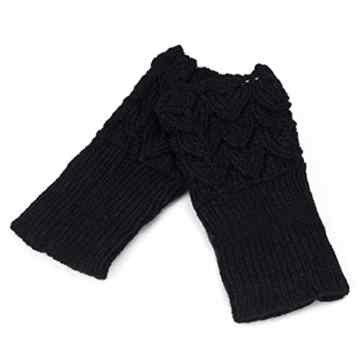 Saingace gloves Frauen-warme Winter-Kurz Absatz Stricken Halbfingerlose Handschuhe -
